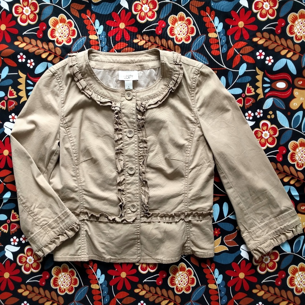 Ann Taylor LOFT Cropped Jacket